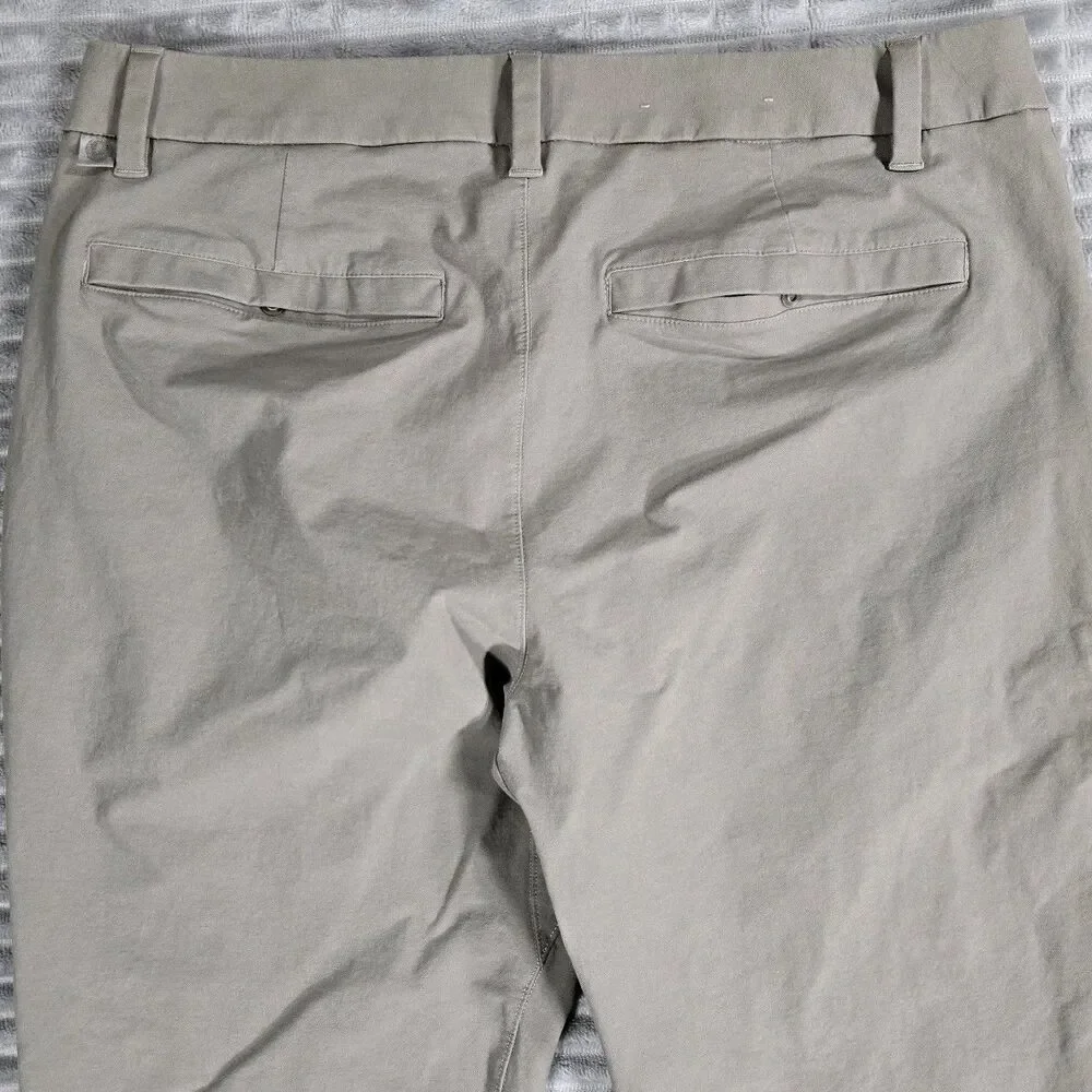 Mens Lululemon Slim Fit Classic Fit Trouser Pants 31x29 Gray